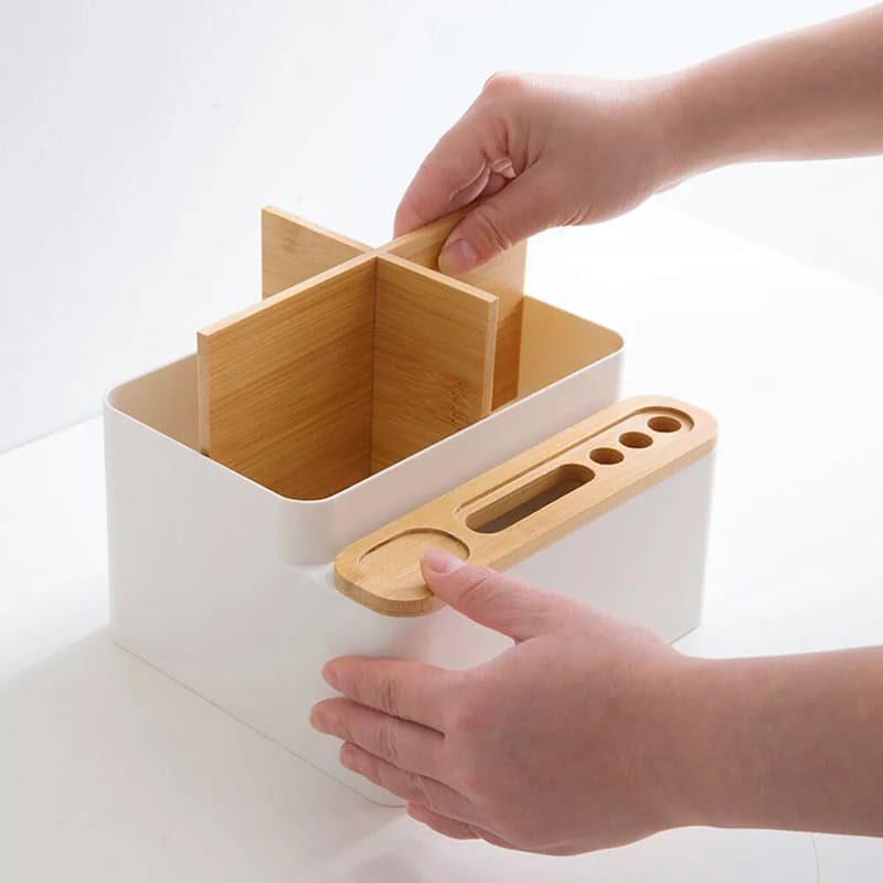 4 Grid Multifunctional Desk Organizer