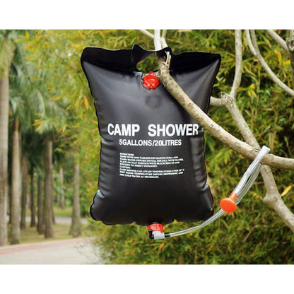 Solar-Heated Camp Shower Bag