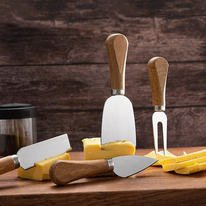 Bamboo Cheese Board and Knife Set