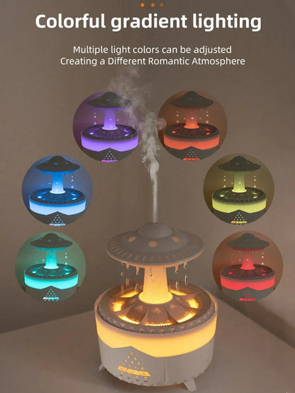 Cloud Surfing UFO Raindrop Humidifier