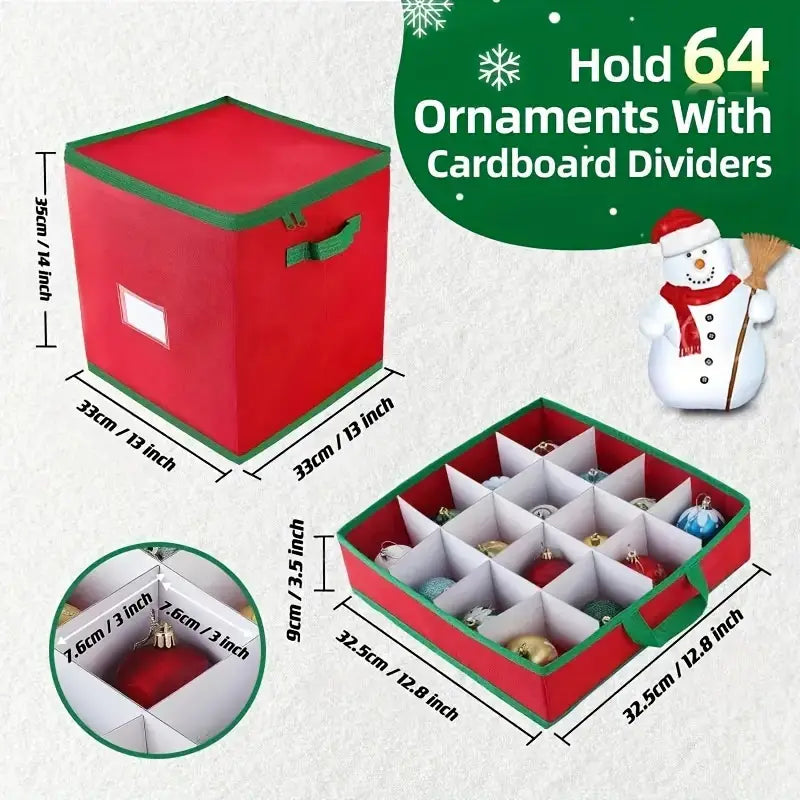 Holiday Ornament Storage Box