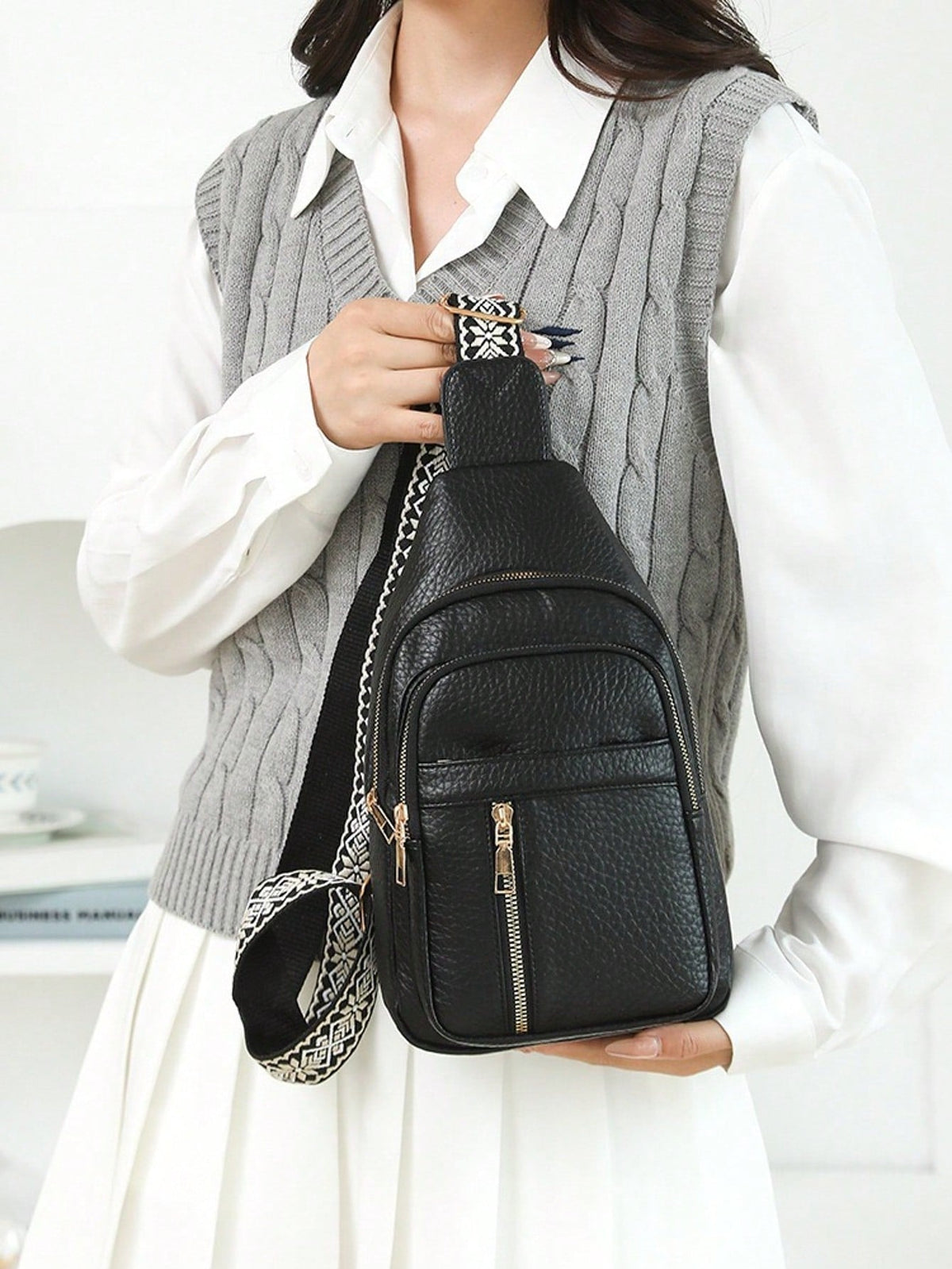 Casual Carrier Classic Sling Crossbody Bag