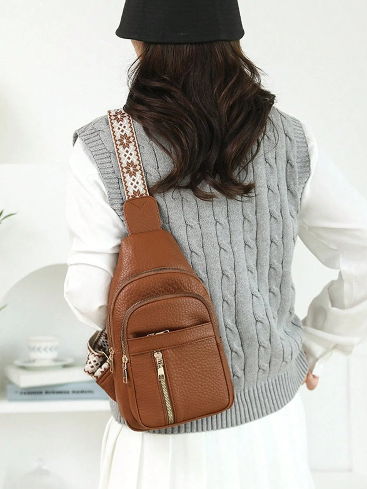 Casual Carrier Classic Sling Crossbody Bag