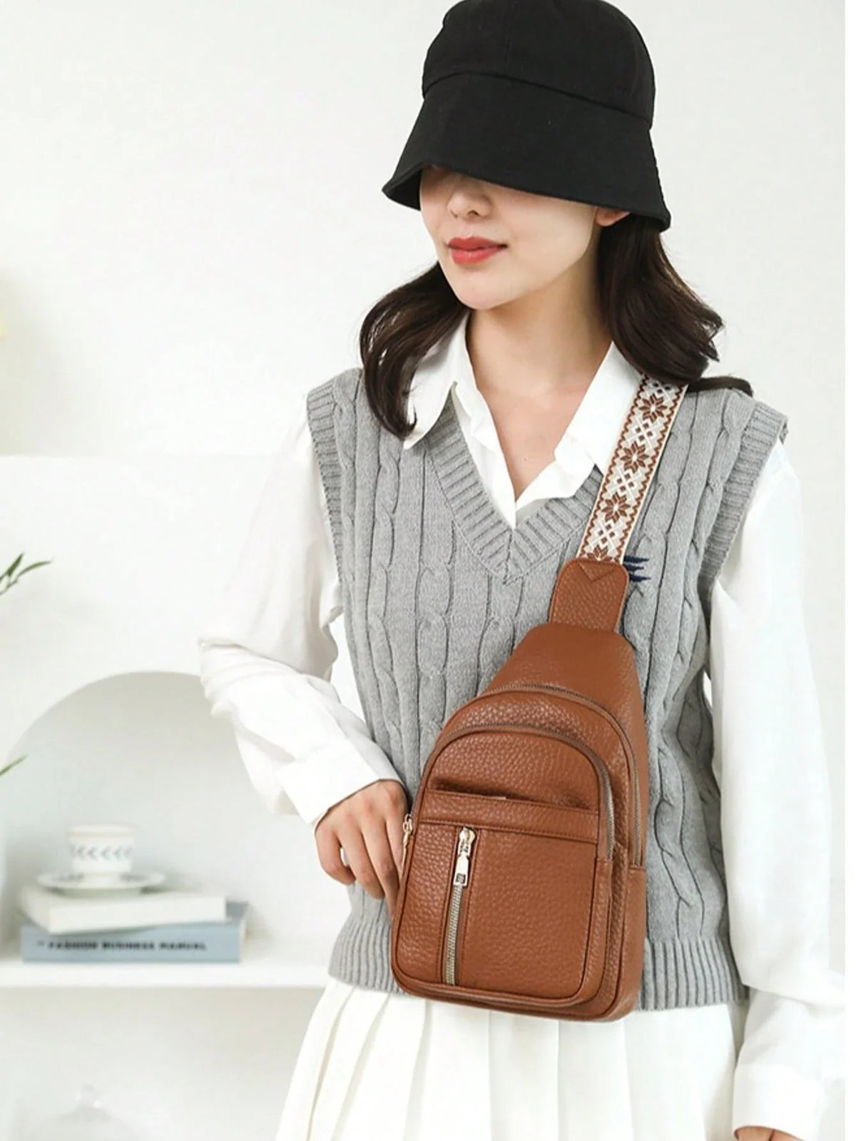 Casual Carrier Classic Sling Crossbody Bag
