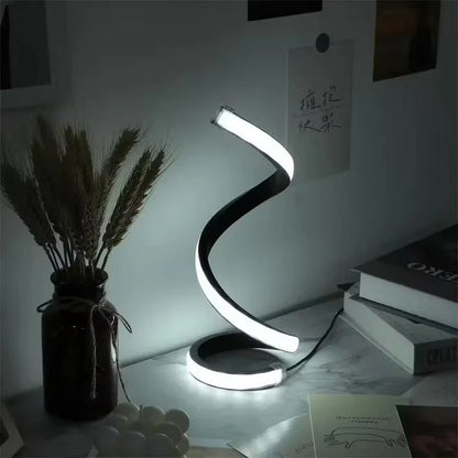 Spiral LED Table Lamp