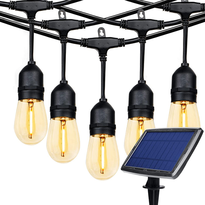 Outdoor Solar Powered 10 - Bulb Globe String Light - 5M