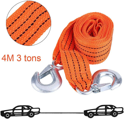 Car Trailer Towing Rope 4 Meter Load 3 Ton Strap