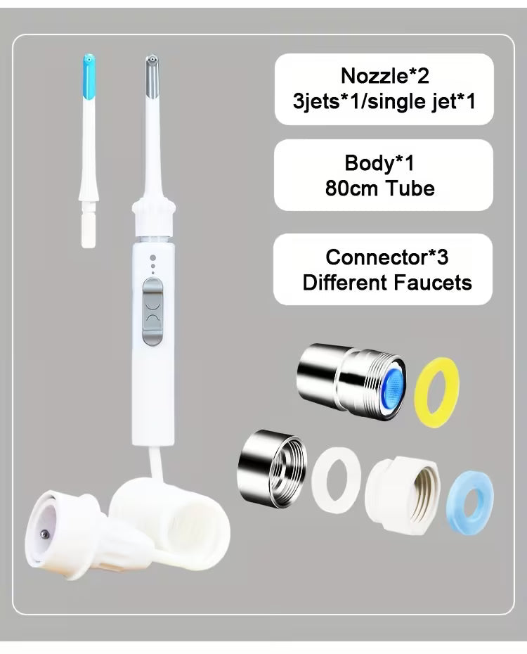 Faucet-Connected Oral Irrigator – Portable Dental Water Flosser