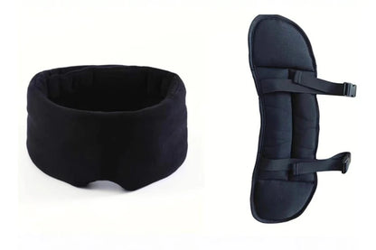 StableSleep Travel Pillow with Eye Mask