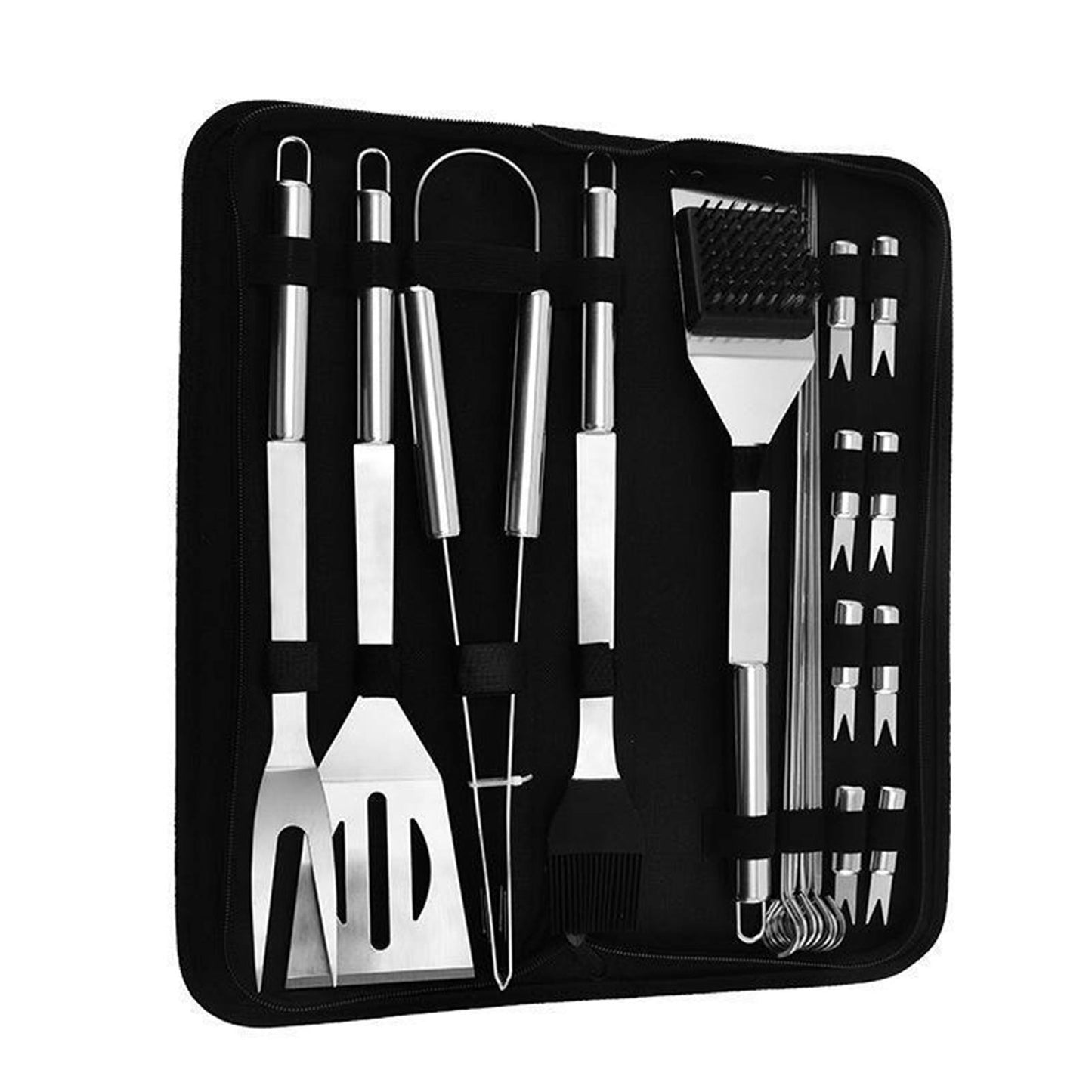 20 PCS BBQ Grill Tools Set with Carry Case