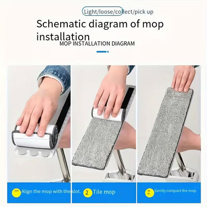 Washable Spray Mop – Precision Cleaning with 180° Rotating Head
