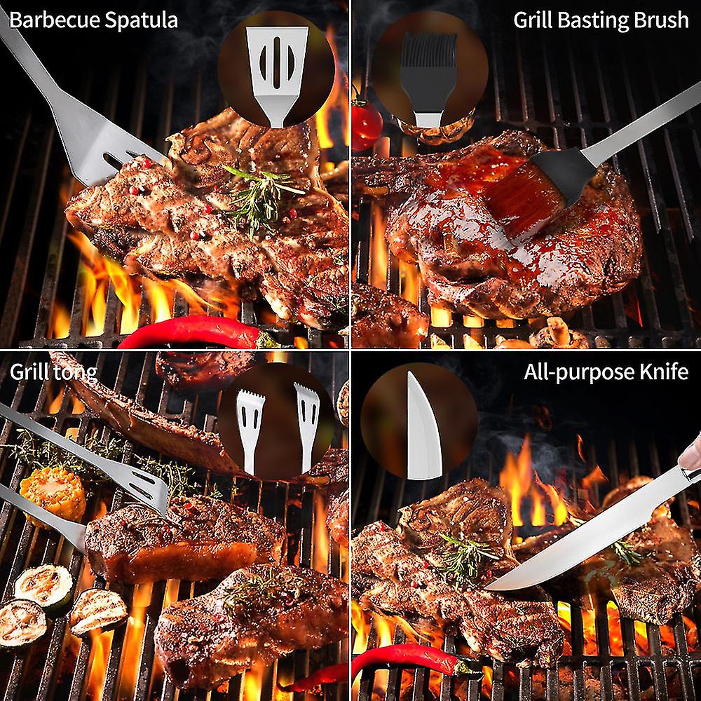 7-piece Barbecue Tool Set