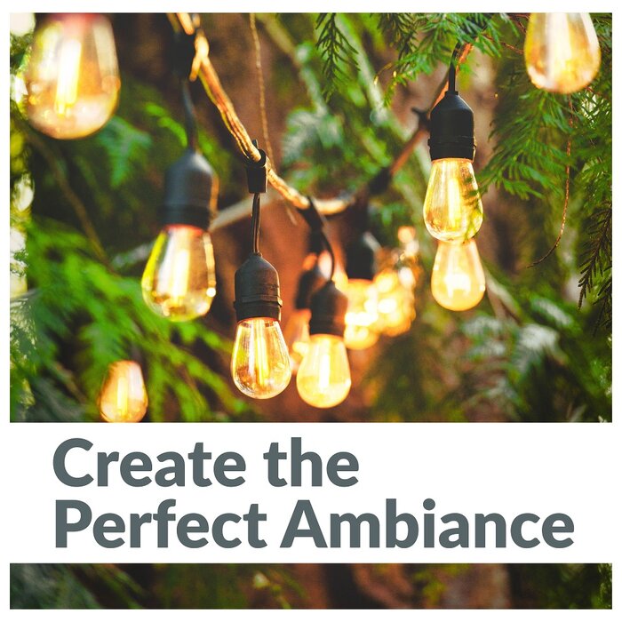 Outdoor Solar Powered 10 - Bulb Globe String Light - 5M