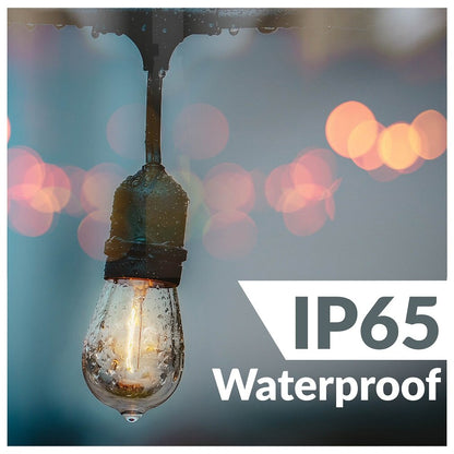 Outdoor Solar Powered 10 - Bulb Globe String Light - 5M