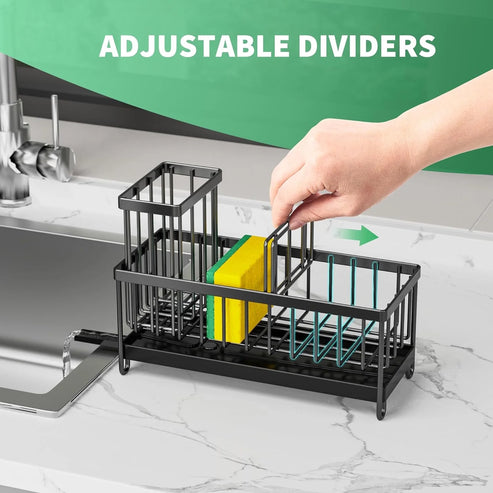 Stainless Steel Sponge Holder with Drainage