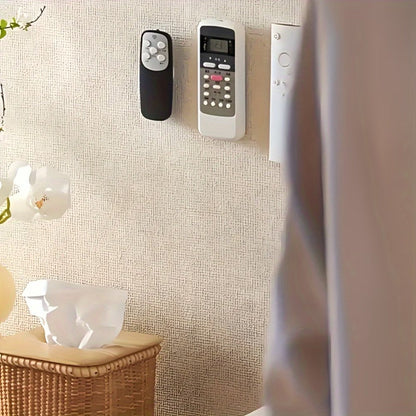 Magnetic Remote Control Holder – No-Drill Wall Mount with Adhesive Backing