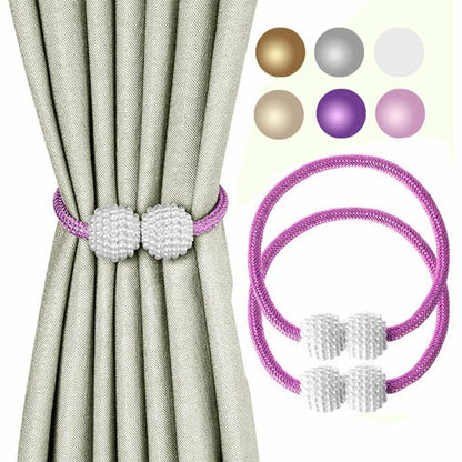 Pack of 2 Magnetic Curtain Tiebacks