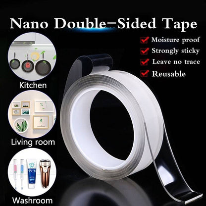 Traceless Washable Nano Removable Adhesive Tape 3 Meter