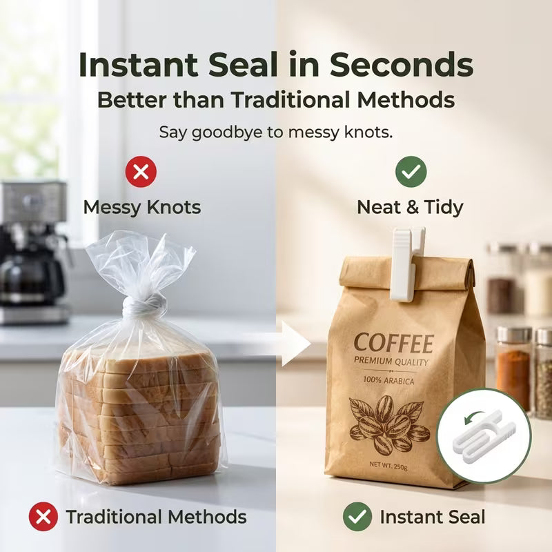 Snack Bag Seal Clips -12pc