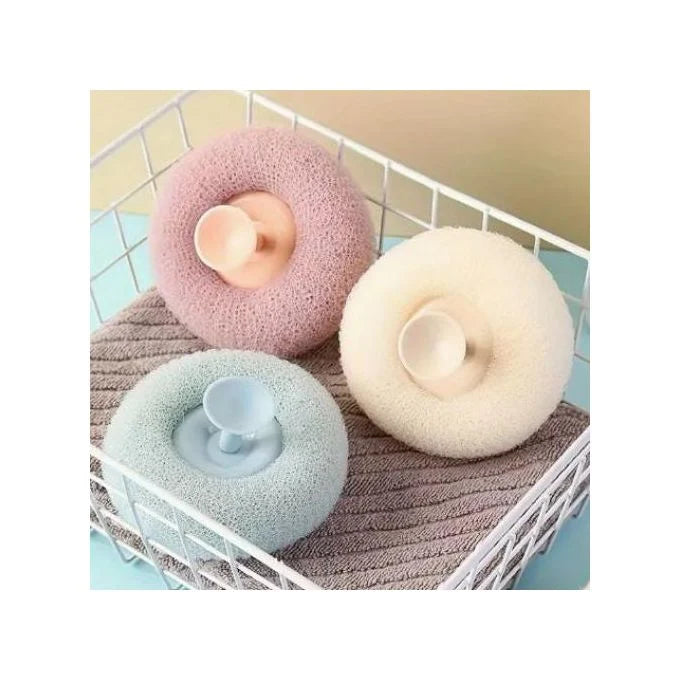 Body Loofahs – Shower Bath Exfoliating Scrubbers with Suction Cup