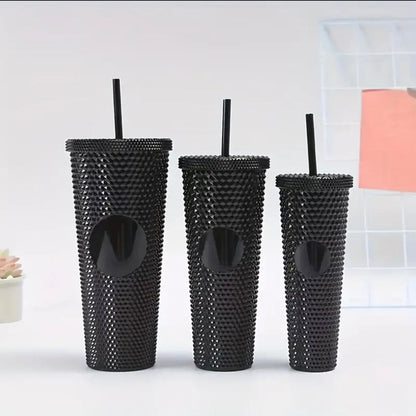 3PC Diamond Studded Super Cool Tumbler Set