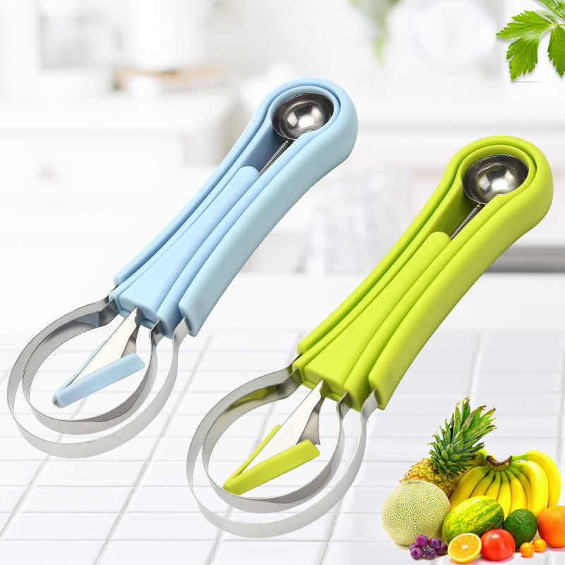 4 In 1 Stainless Steel Fruit Carving Tools Set