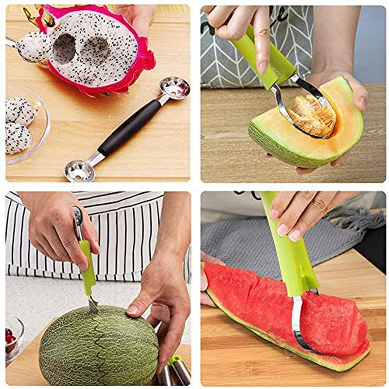 4 In 1 Stainless Steel Fruit Carving Tools Set