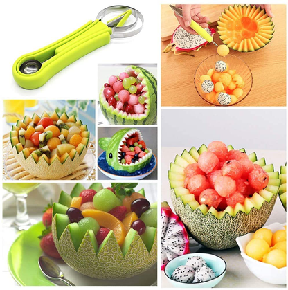 4 In 1 Stainless Steel Fruit Carving Tools Set