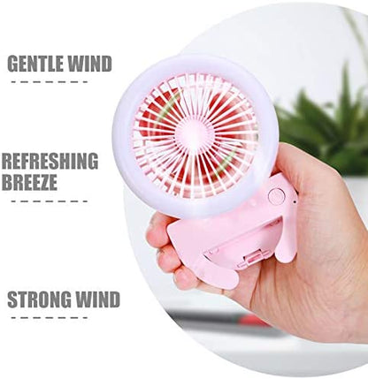 Selfie Phone Camera Ring Light Fan