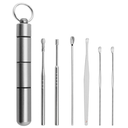 7pcs Stainless SteelEar Cleaner Kit