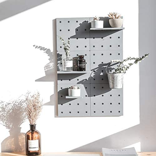 Pegboard Storage Shelf With sticker Pegs