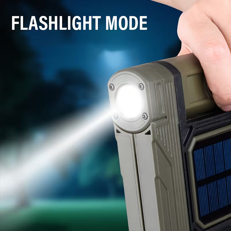 Rechargeable Multifunctional Solar Camping Light – 240° Flood Beam