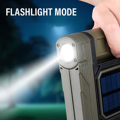 Rechargeable Multifunctional Solar Camping Light – 240° Flood Beam