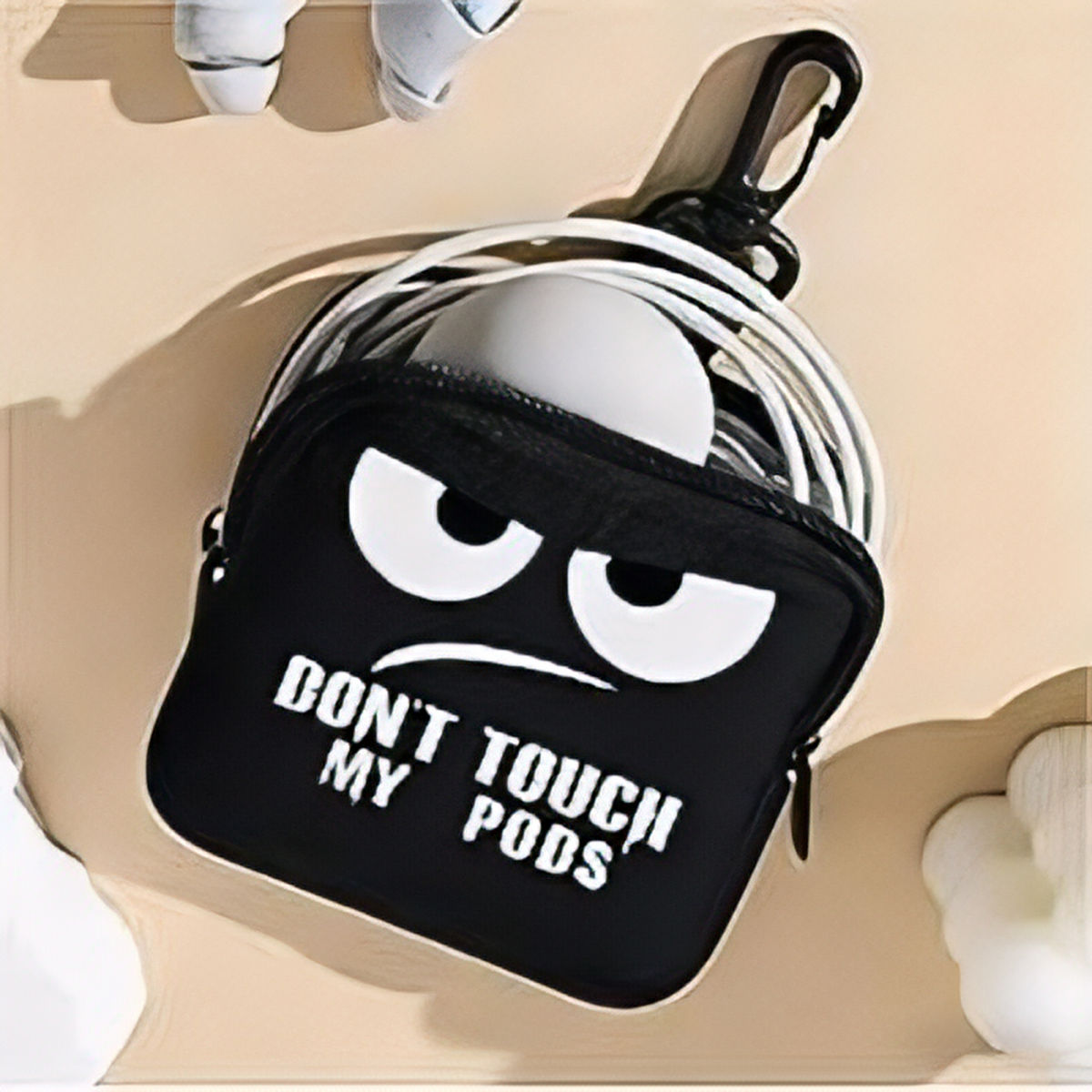 Clip‑On Ear Pods Storage Travel Bag