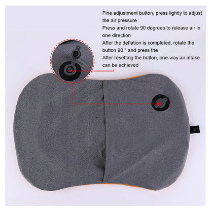 Inflatable Travel & Camping Pillow with Carry Bag