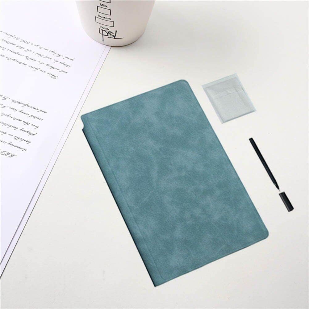 Reusable PU Leather Whiteboard Notebook