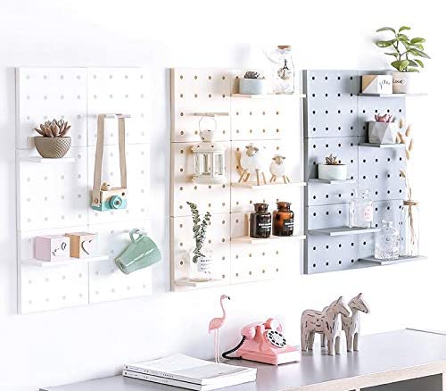 Pegboard Storage Shelf With sticker Pegs