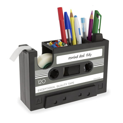 Retro Cassette Tape Dispenser Stationery Holder