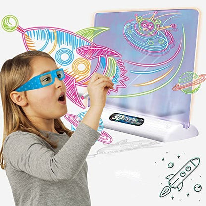 3D Magic Drawing Board (With 3D Glasses)