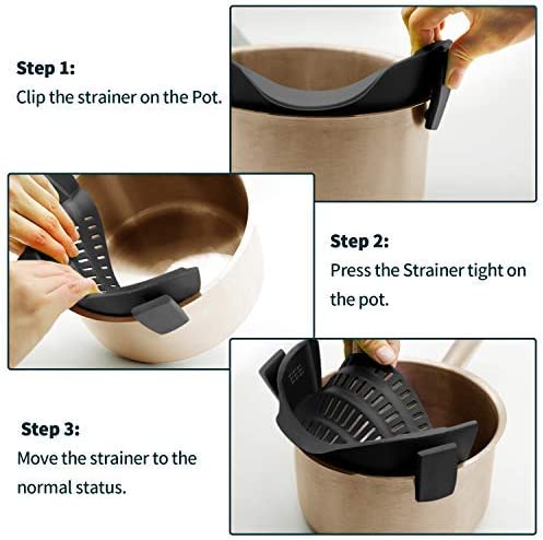 Snap N Strain Pot Strainer