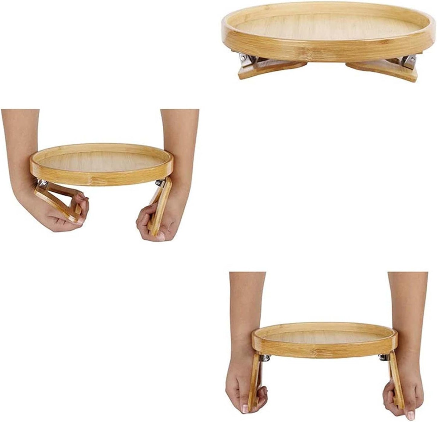 Wooden Home Clip On Couch Tray