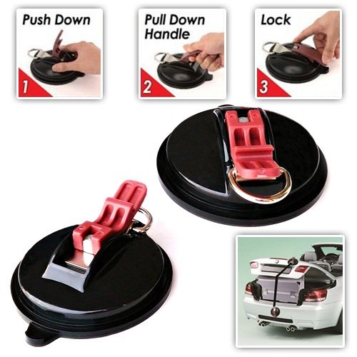 Vacuum Suction Cup With Straps for Cars