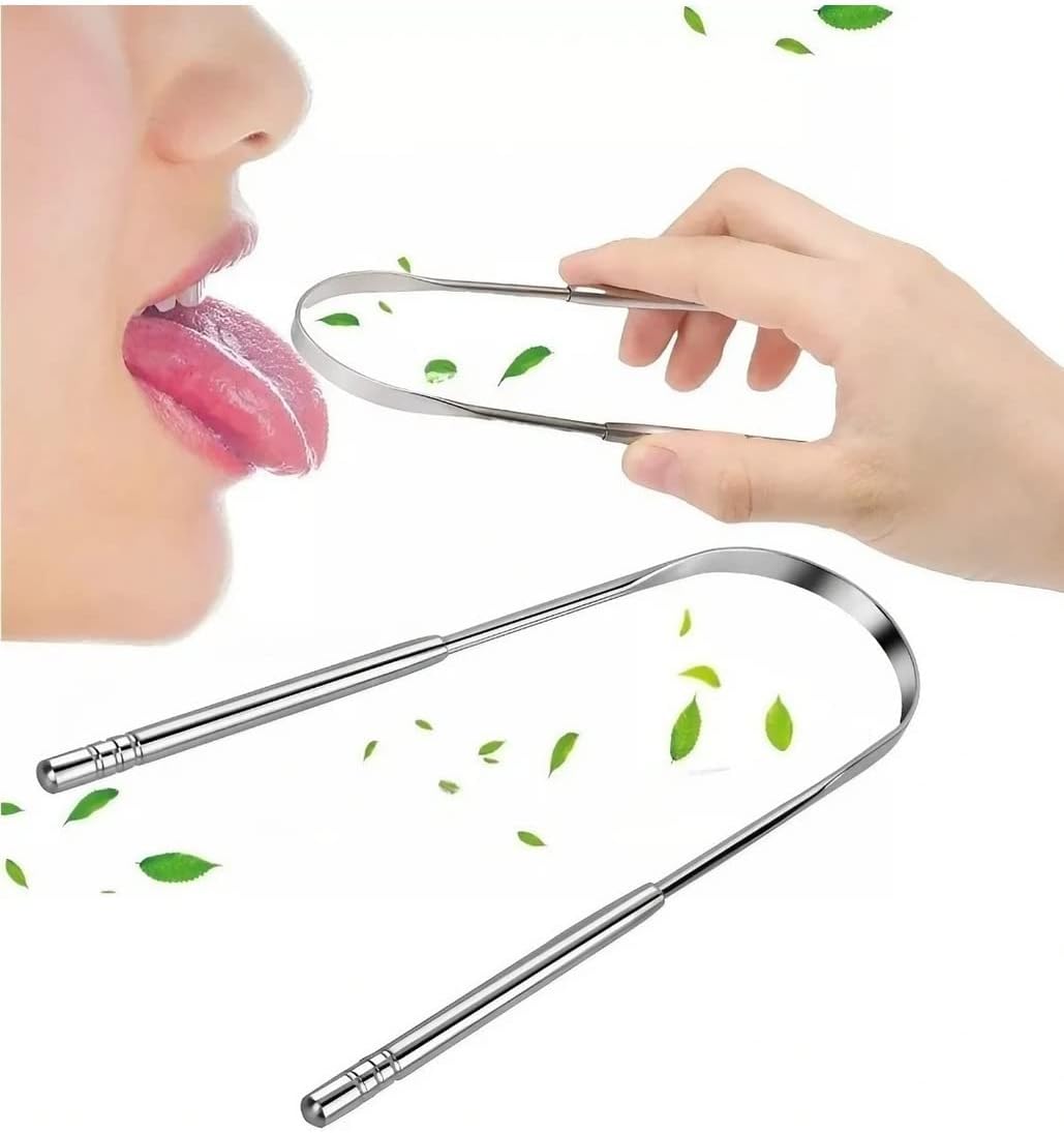 Professional Surgical Grade Stainless Steel Tongue Scrapper