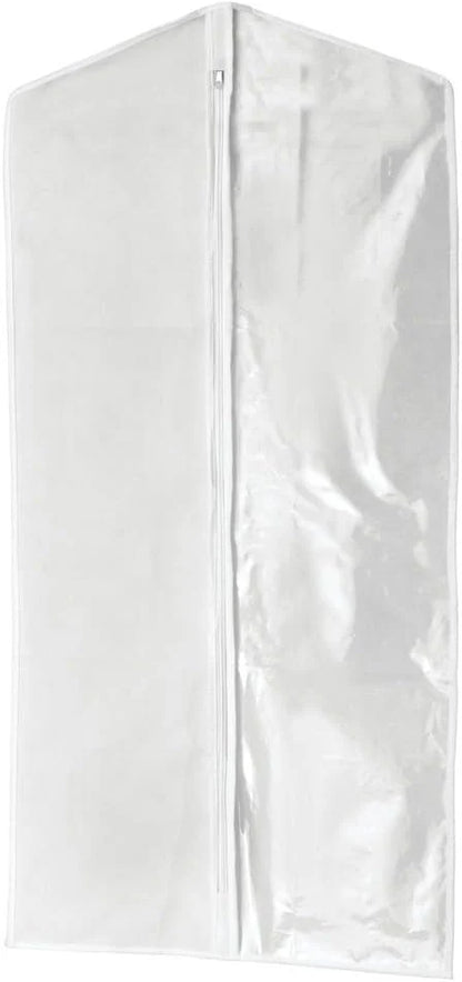 Lightweight Clear Full Zipper Garment Bags - 5 Pack