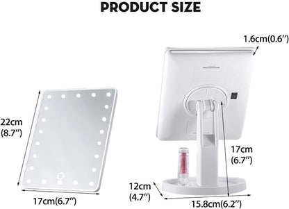 22 LED Vanity Touch Screen Makeup Mirror