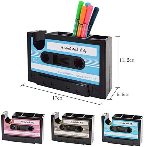Retro Cassette Tape Dispenser Stationery Holder