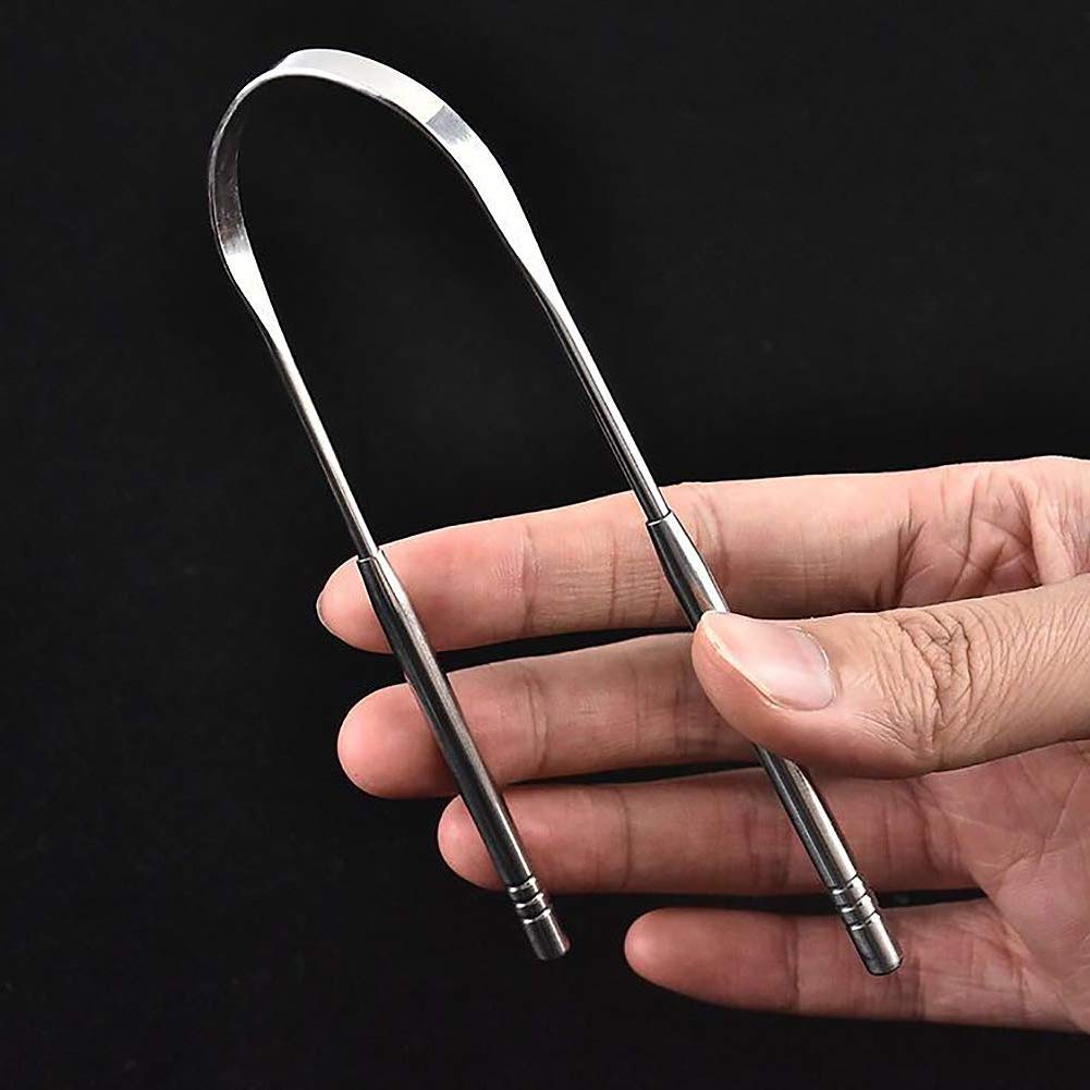 Professional Surgical Grade Stainless Steel Tongue Scrapper