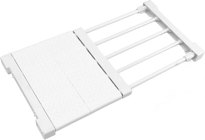 Tension Shelf Expandable Storage Rack – Adjustable Closet Cabinet Divider (29 cm – 47.5 cm)