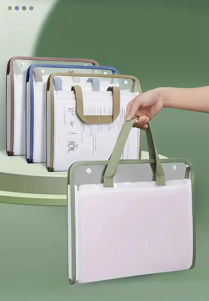 Transparent 13 Pocket A4 Carry Bag