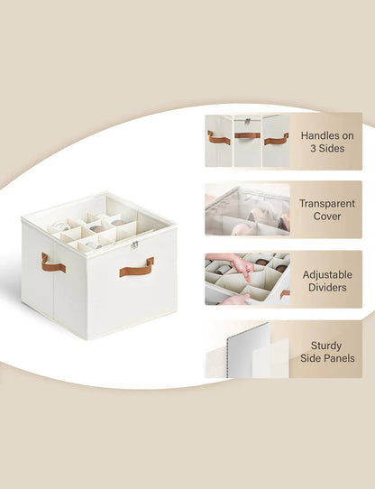 Foldable Shoe Cubby Organizer – Holds Up to 16 Pairs